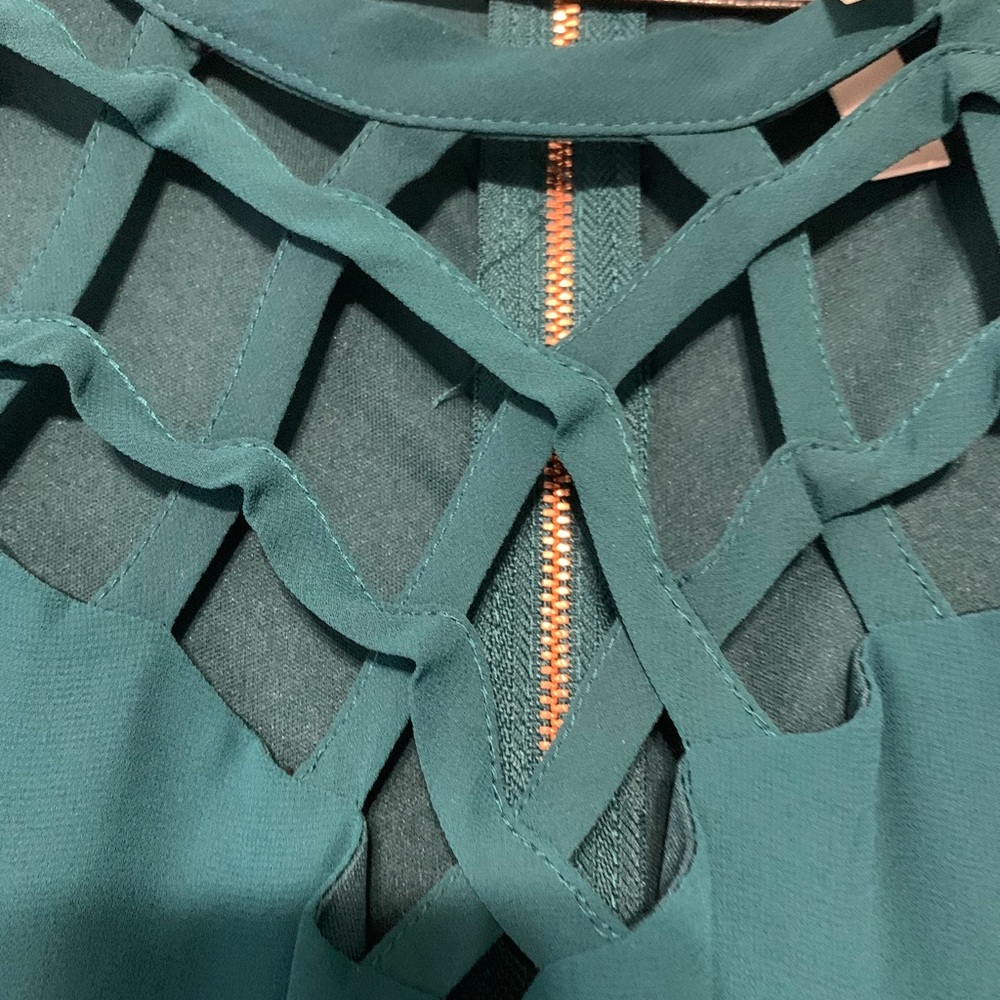 Jewel tone skater dress - Picture 3 of 4